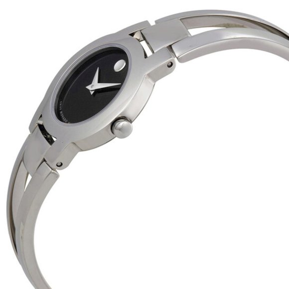 MOVADO Amorosa Ladies Watch Stainless Steel Black Dial Quartz Watch main image 5